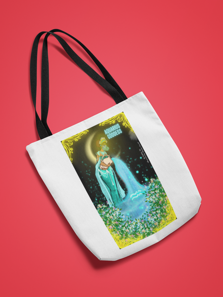 Aquarius Goddess Tote Bag